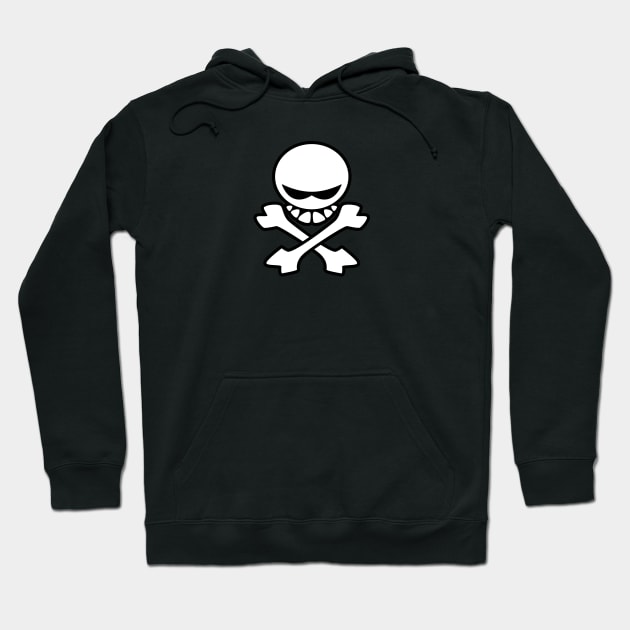 Cartoon Skull Hoodie by hobrath